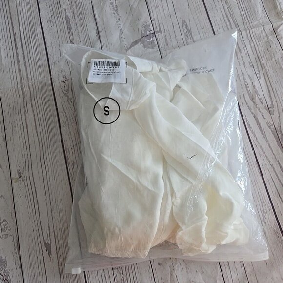 AlvaQ WOMEN’S WHITE LONG SLEEVE TOP SIZE Small - Picture 11 of 11